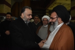 دیدار آیت الله طباطبایی با وزیر اوقاف کشور سوریه در حاش