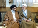 دیدار رئیس جامعه المصطفی جدید سوریه با آیت الله طباطبا�