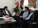 دیدار قائم مقام کل جامعه المصطفی با آیت الله طباطبایی
