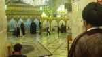 حضرت ایت الله طباطبایی در حرم حضرت رقیه(س)