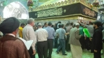 تشرف حضرت آیت الله طباطبایی حرم حضرت معصومه(س)