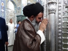 تشرف حضرت آیت الله طباطبایی حرم حضرت زینب(س)